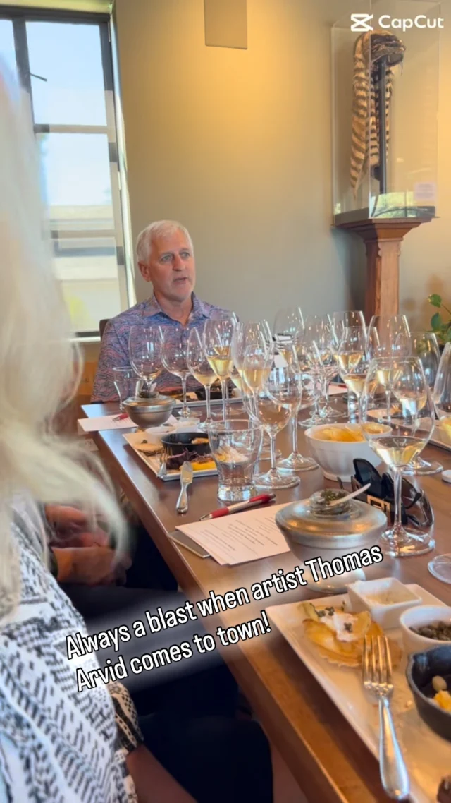 Artist Thomas Arvid along with family and friends came for a fun day at Dakota Shy. If you haven’t checked out his art, it’s quite impressive, give it a look! @winepainter