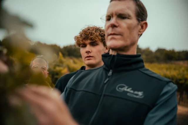 From father to son, the vineyard continues to teach its lessons. Charlie Garrett will join Cal Poly San Luis Obispo’s Ag program this fall, but first he’s spending the early days of harvest side by side with his dad. A season of roots, growth, and tradition before new chapters begin.